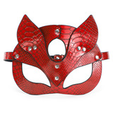 X Lady Faux Fur Fox Masquerade Mask for Women