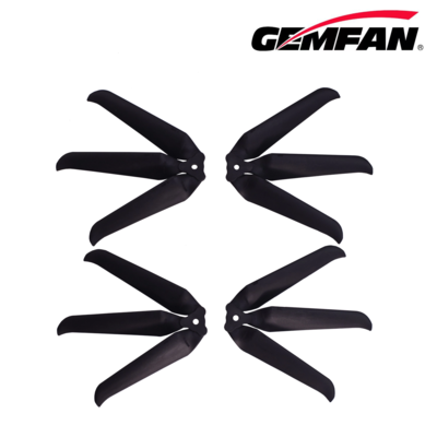 Gemfan F9046-3 Folding Glass Fiber Nylon Black Props (2CW + 2CCW)