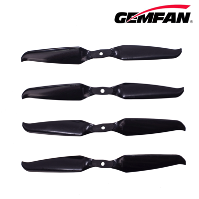 Gemfan F8410-2 Folding Glass Fiber Nylon Black Props (2CW + 2CCW)