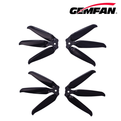 Gemfan F7036-3 Folding Glass Fiber Nylon Black Props (2CW + 2CCW)