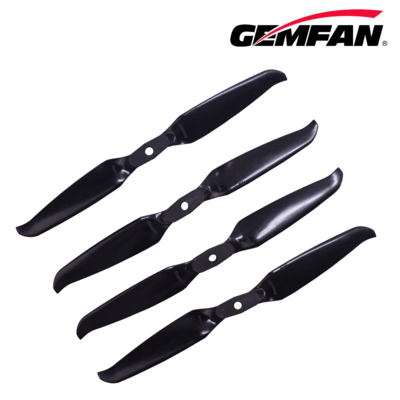 Gemfan F7036-2 Folding Glass Fiber Nylon Black Props (2CW + 2CCW)
