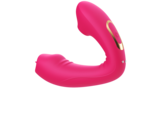 Tina Series 3 Rechargeable Silicone Tongue Vibrator with Clitoris Sucking Function